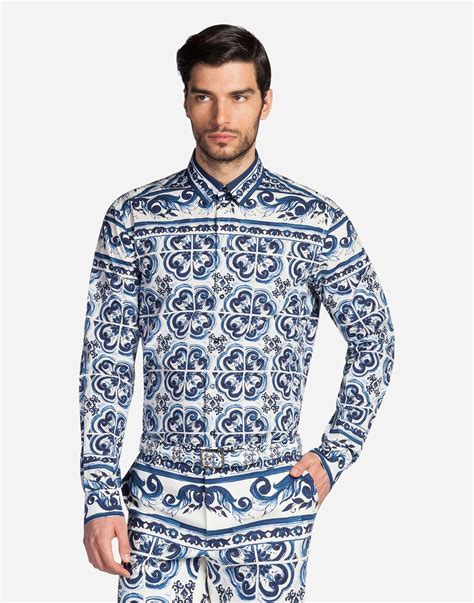dolce and gabbana mens shirts